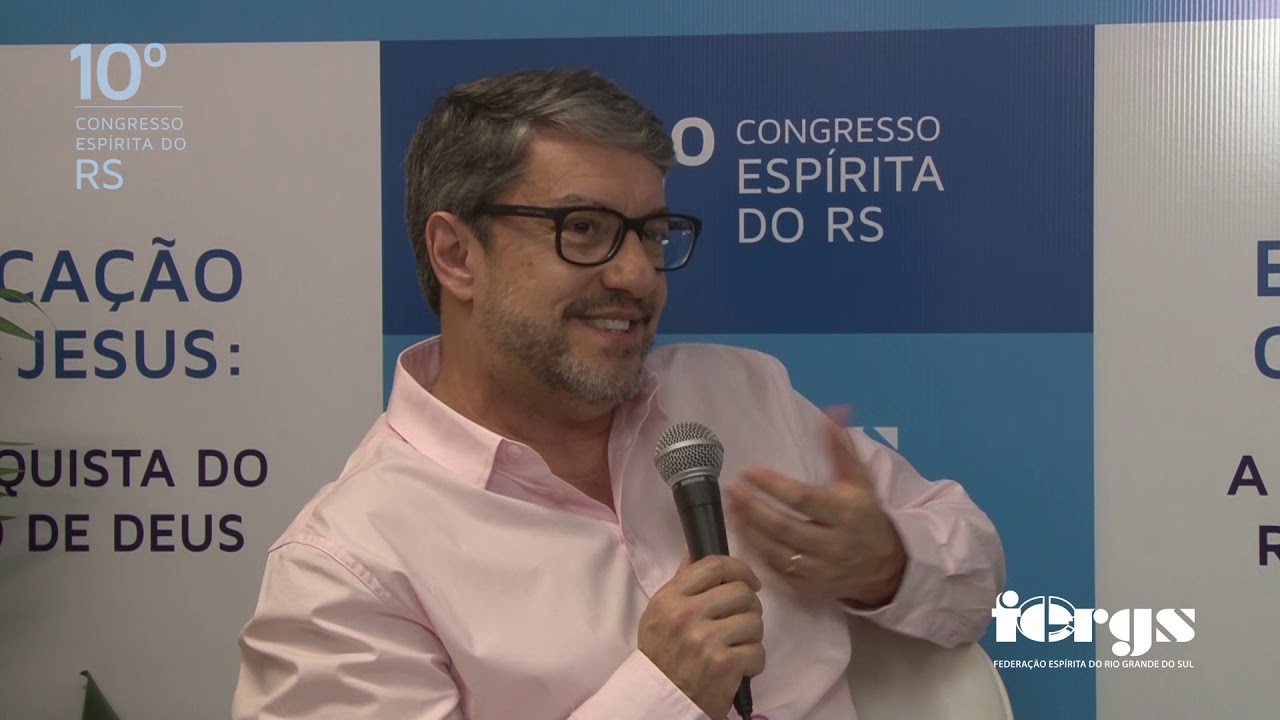 Bate-papo com Sergio Luis da Silva Lopes no 10º Congresso Espírita do RS