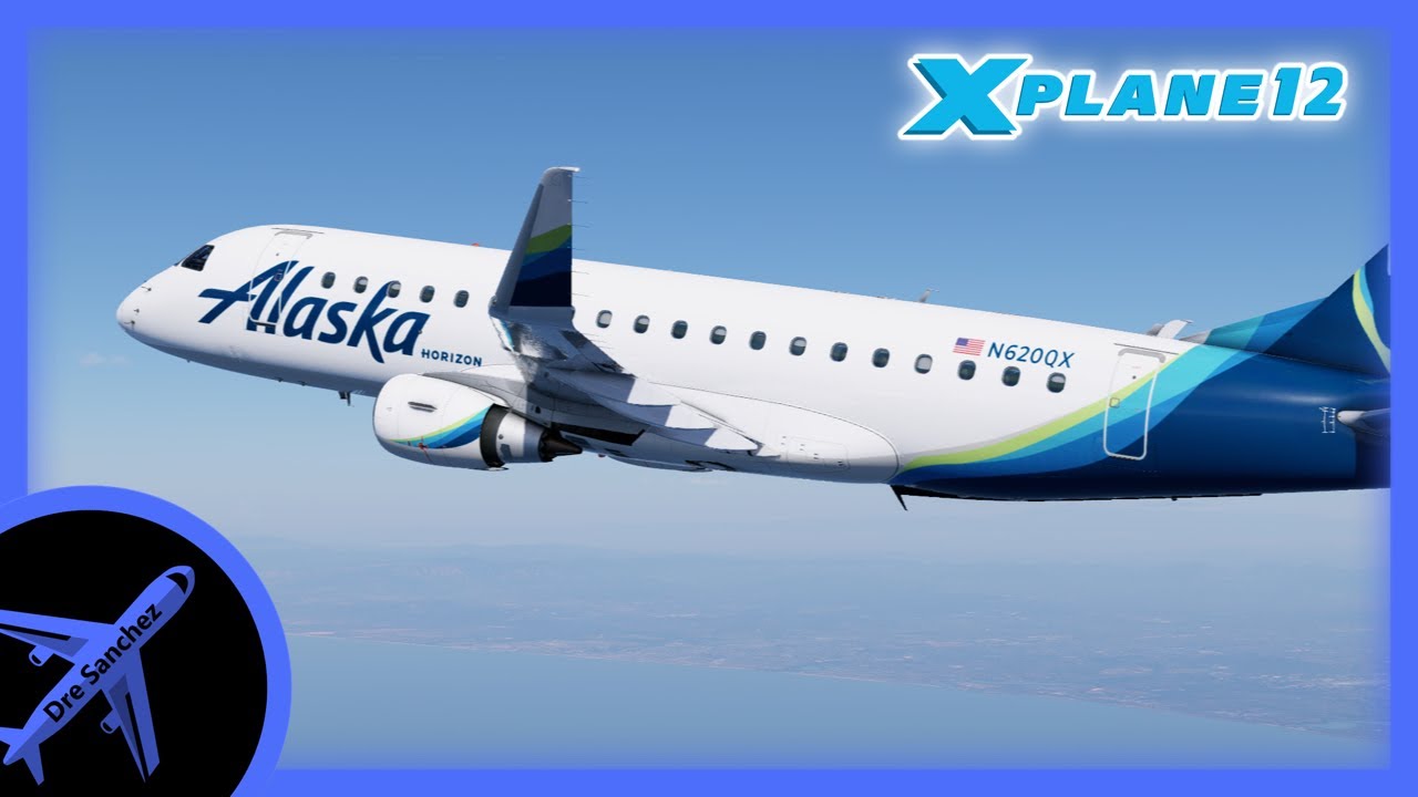 X-Plane 12 | XCrafts Embraer E 175 | Horizon Air Regional | VATSIM