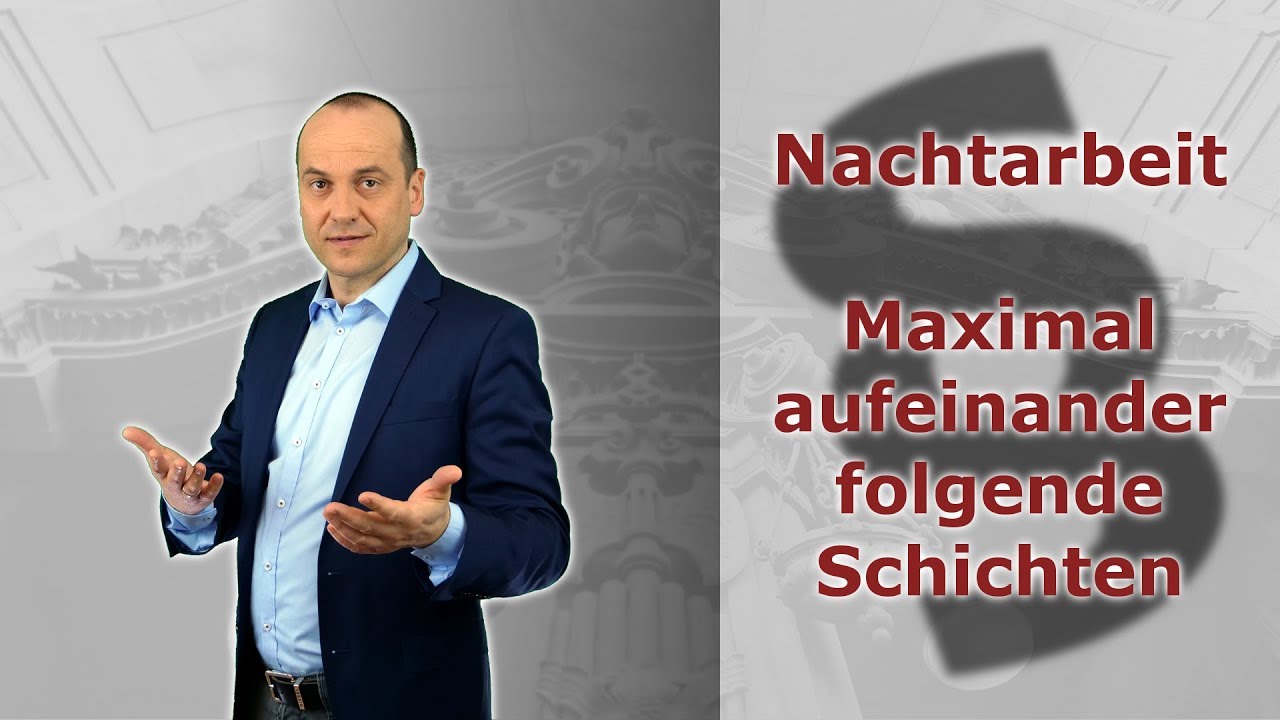 Nachtarbeit 4 - Maximal aufeinander folgende Schichten | Fachanwalt Alexander Bredereck