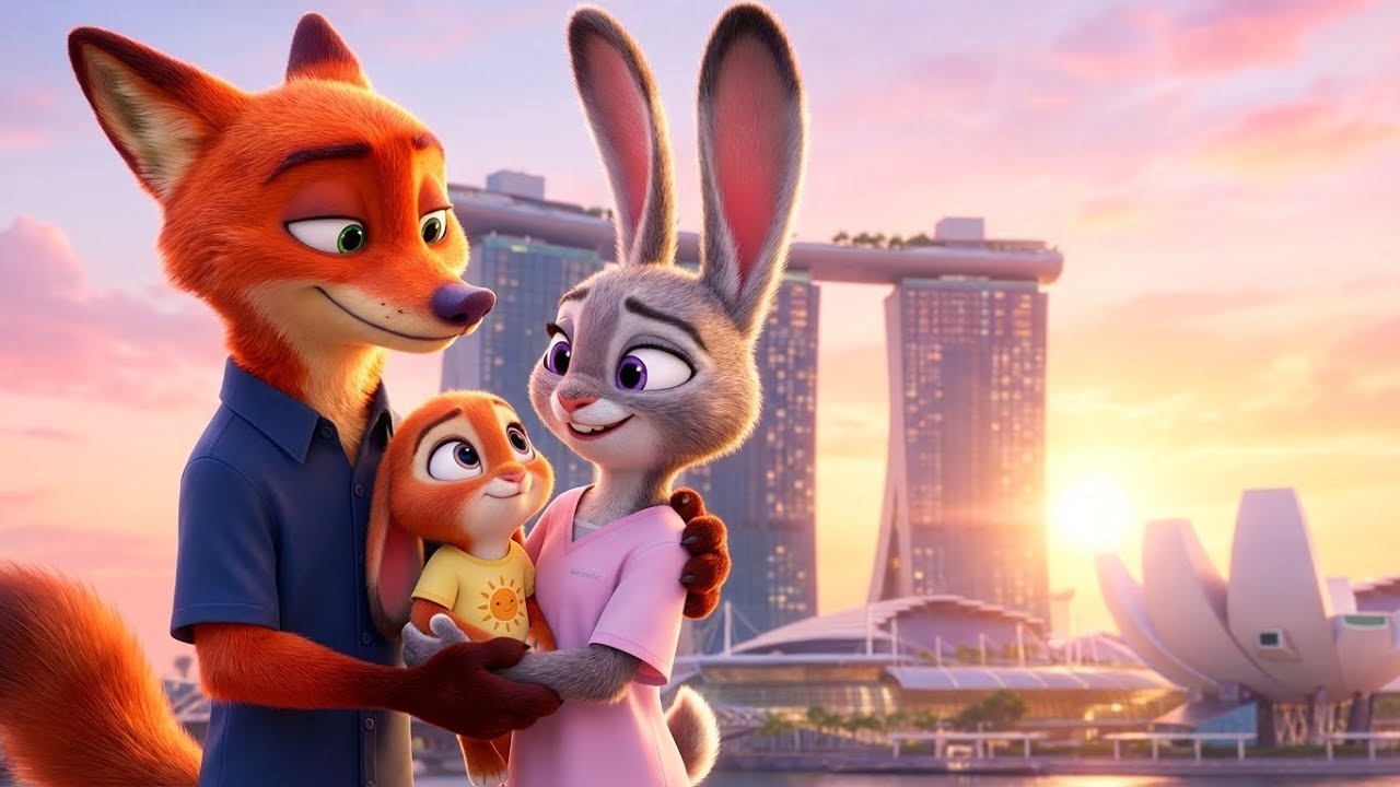 Nic & Judi Family Adventure: Lost in Singapore! 🦊🐰 Emotional 3D Animation Story