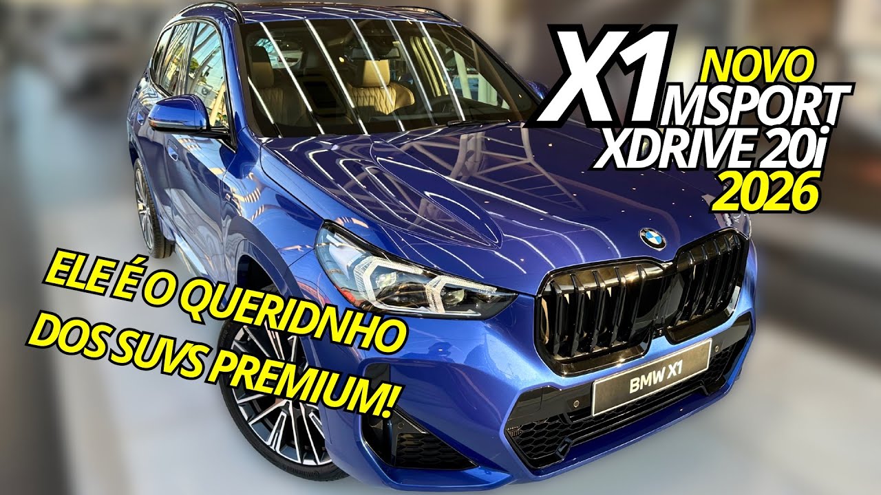 Novo Bmw X1 Msport 2026 - ESPELHO, ESPELHO MEU, EXISTE ALGUÉM MAIS BELO DOQUE EU?