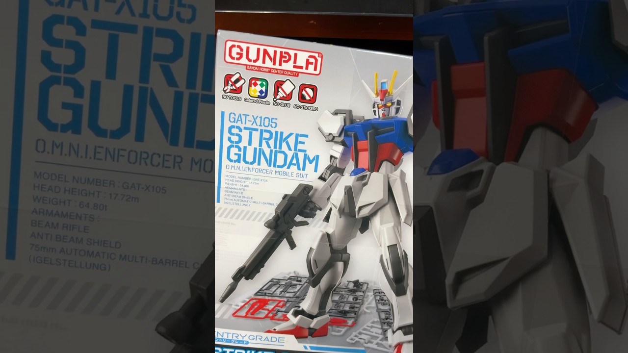 #anime #gundam #gunpla #unboxing #wow #strikefreedom #hobby found another #entrygrade in the wild 😜