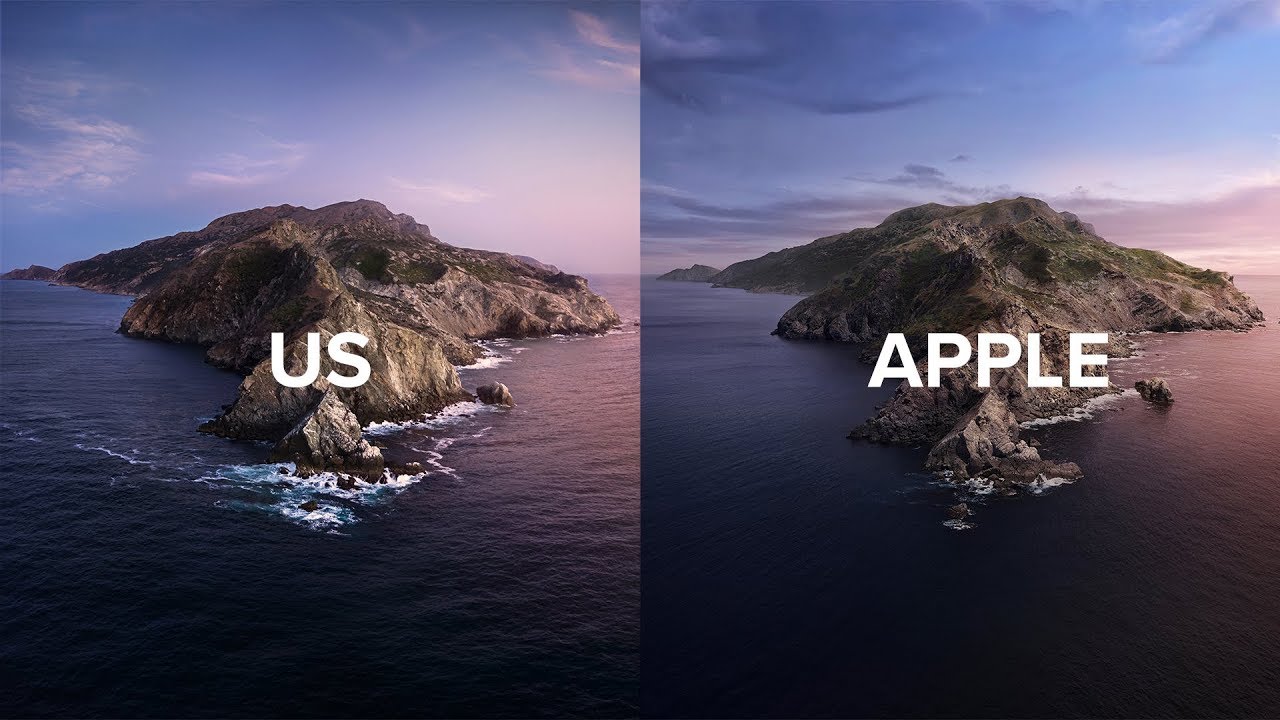 We Recreated the MacOS Catalina Wallpaper