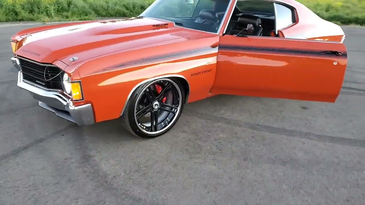 1972 chevelle heavy chevy frame off completed.