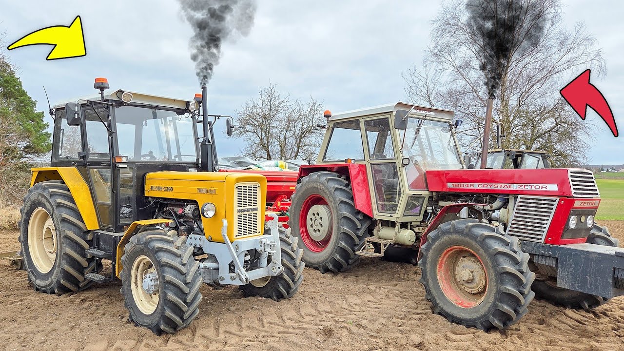 JEDZIEMY W POLE! - URSUS C-360 4X4 - Akcja Na Dwa Zestawy - JEST PIĘKNIE