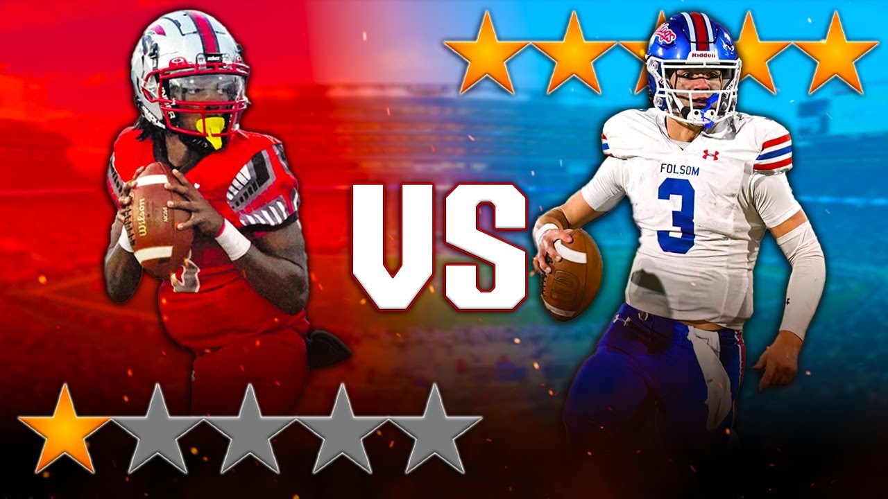 5 Star Recruit VS 1 Star Recruit *Quarterback Edition*