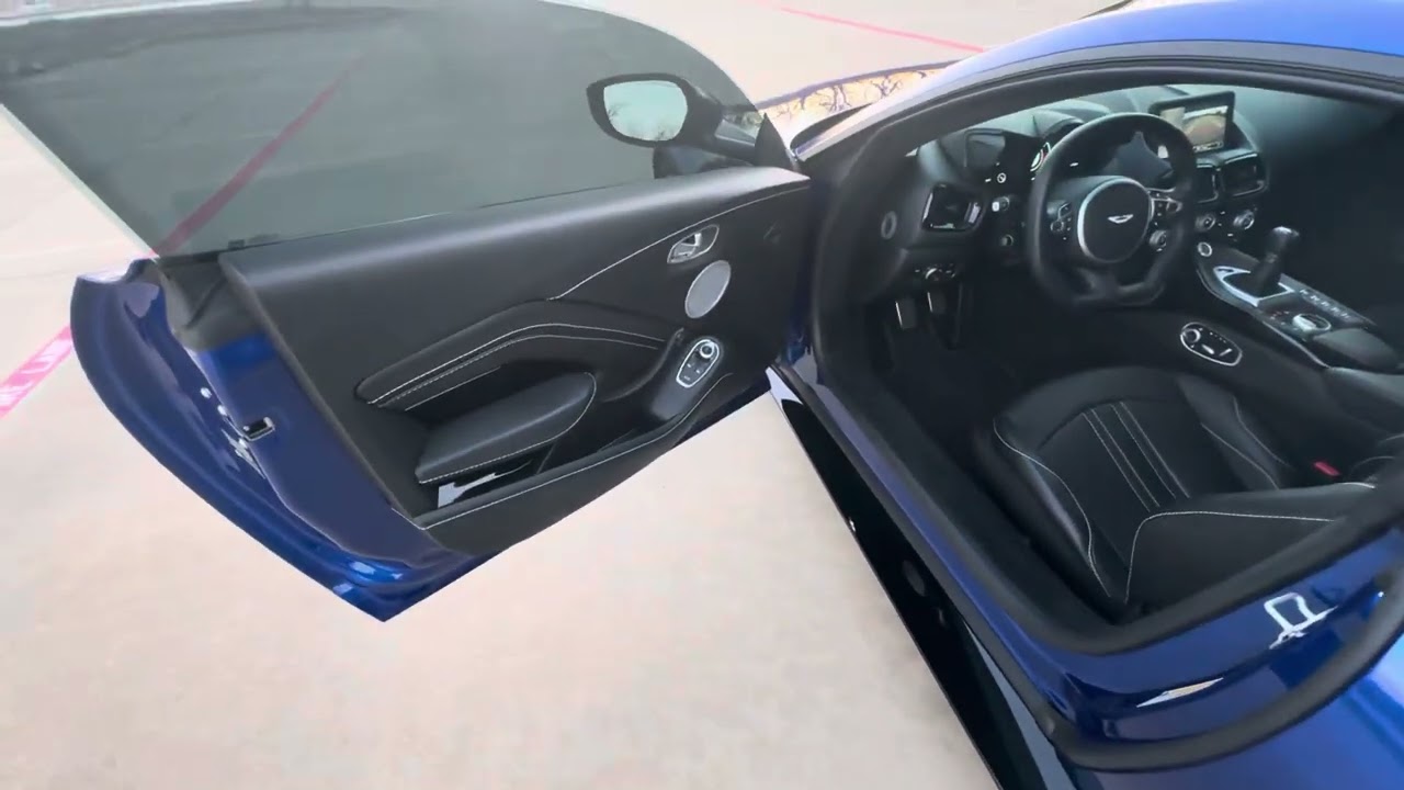 2021 Aston Martin Vantage 7-speed manual - Interior walk around video