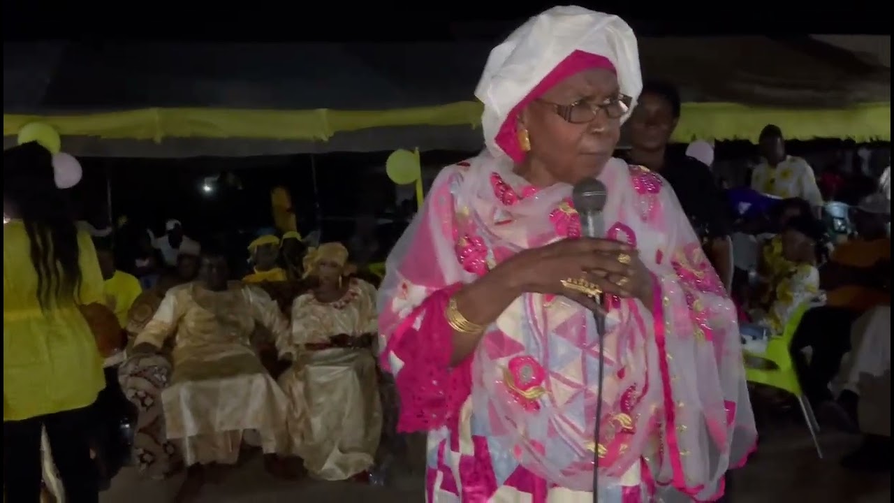 AJI YAM SECKA, SECOND IN COMMAND SPEAKING FROM THE GAMBIA