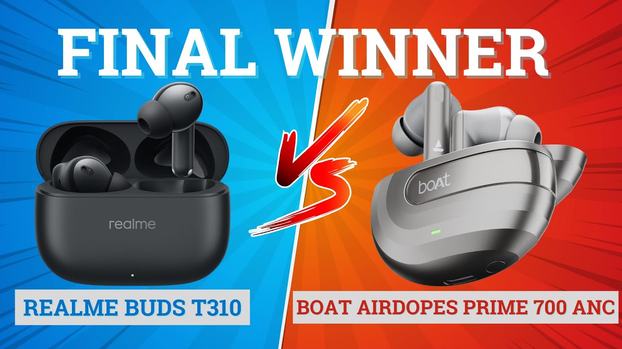 Realme Buds T310 против BoAt Airdopes Prime 700 ANC 🔥 Лучшие для музыки, басов и игр ⚡ Наушники д...