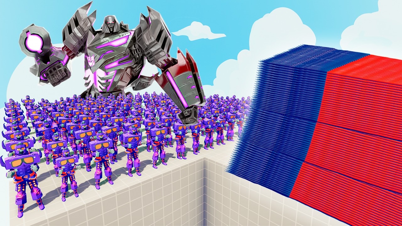 200x MEGATRON + 1x GIANT vs EVERY GOD Totally Accurate Battle Simulator TABS