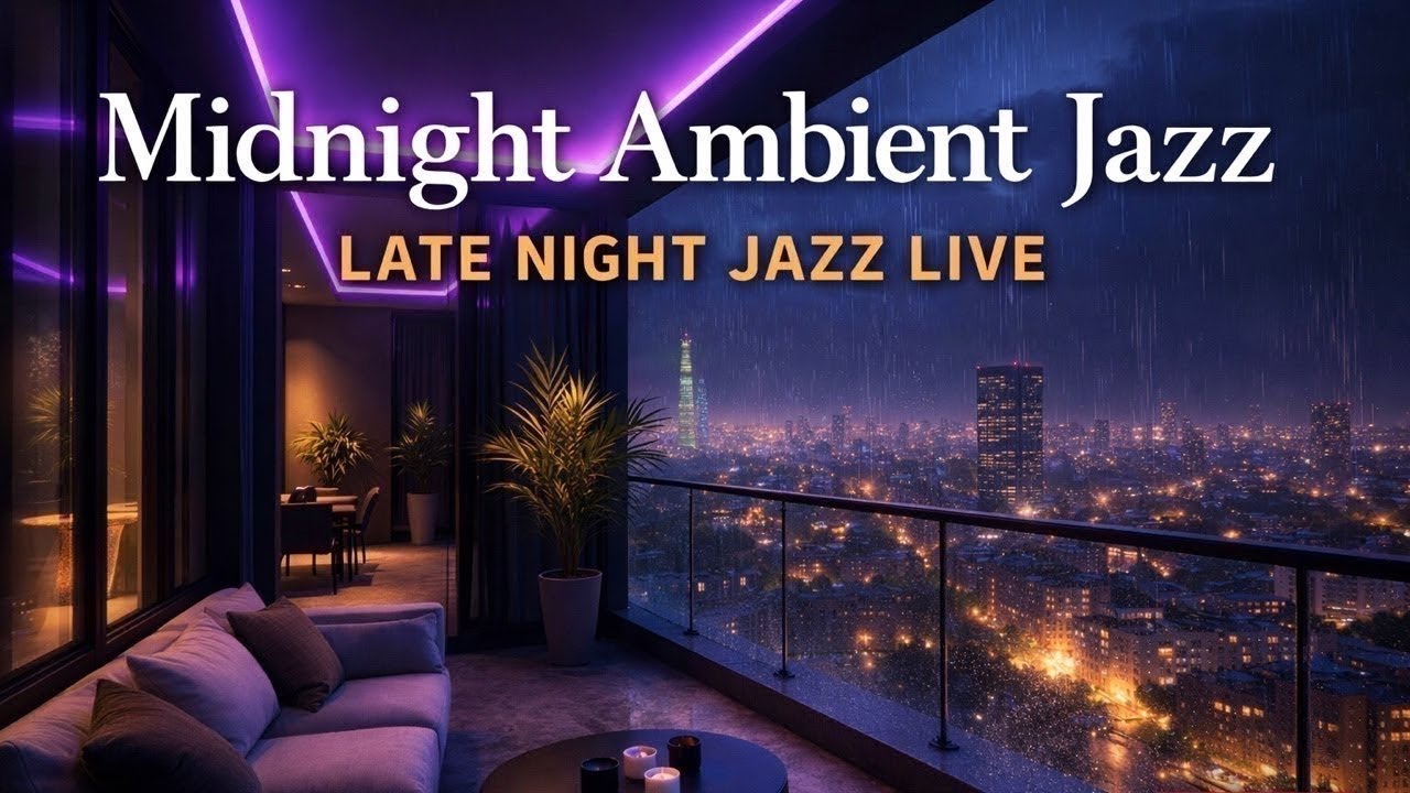 Midnight Ambient Jazz LIVE/Sleep/Study/Relax#作業用bgm #ambientjazz #睡眠用bgm #study #original