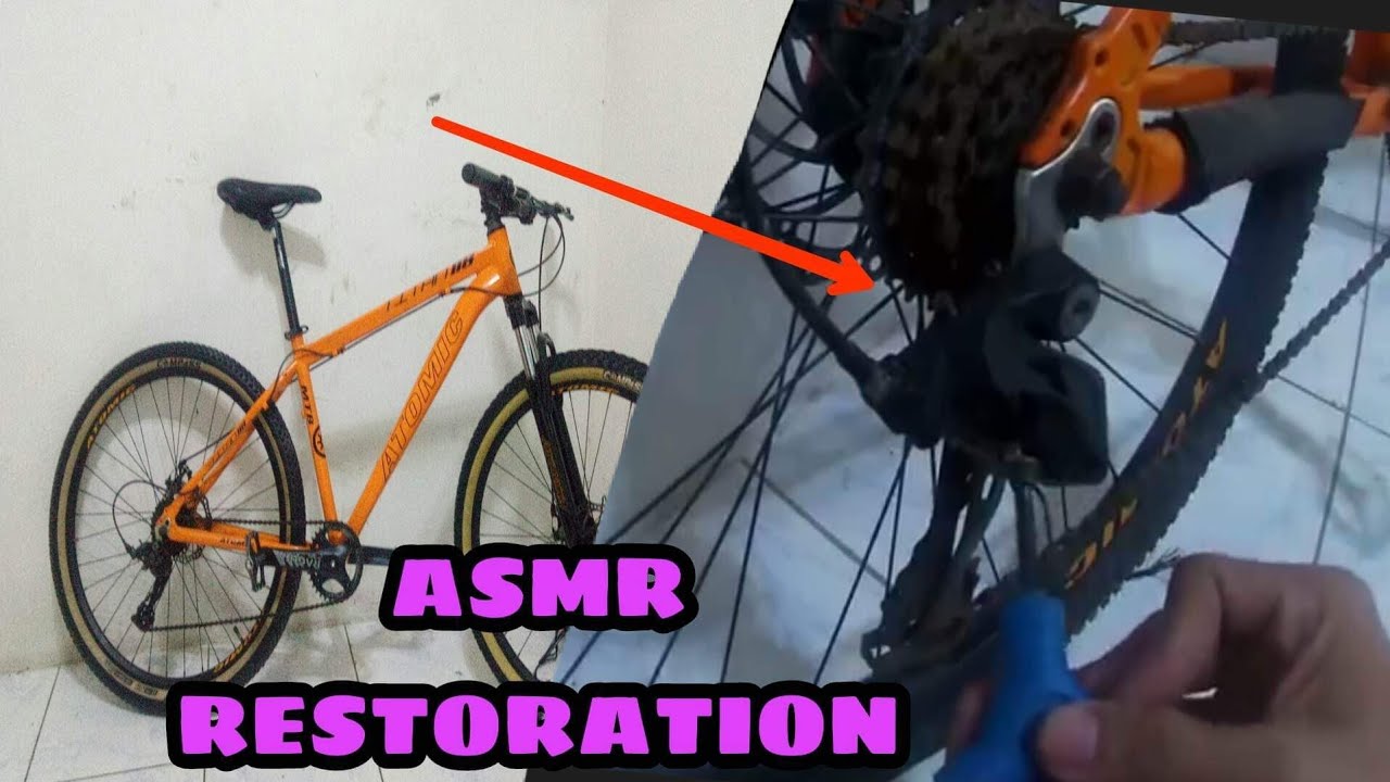 PART I: [ ASMR ] BIKE RESTORATION | BIKE DISASSEMBLE | Jec Bisikleta