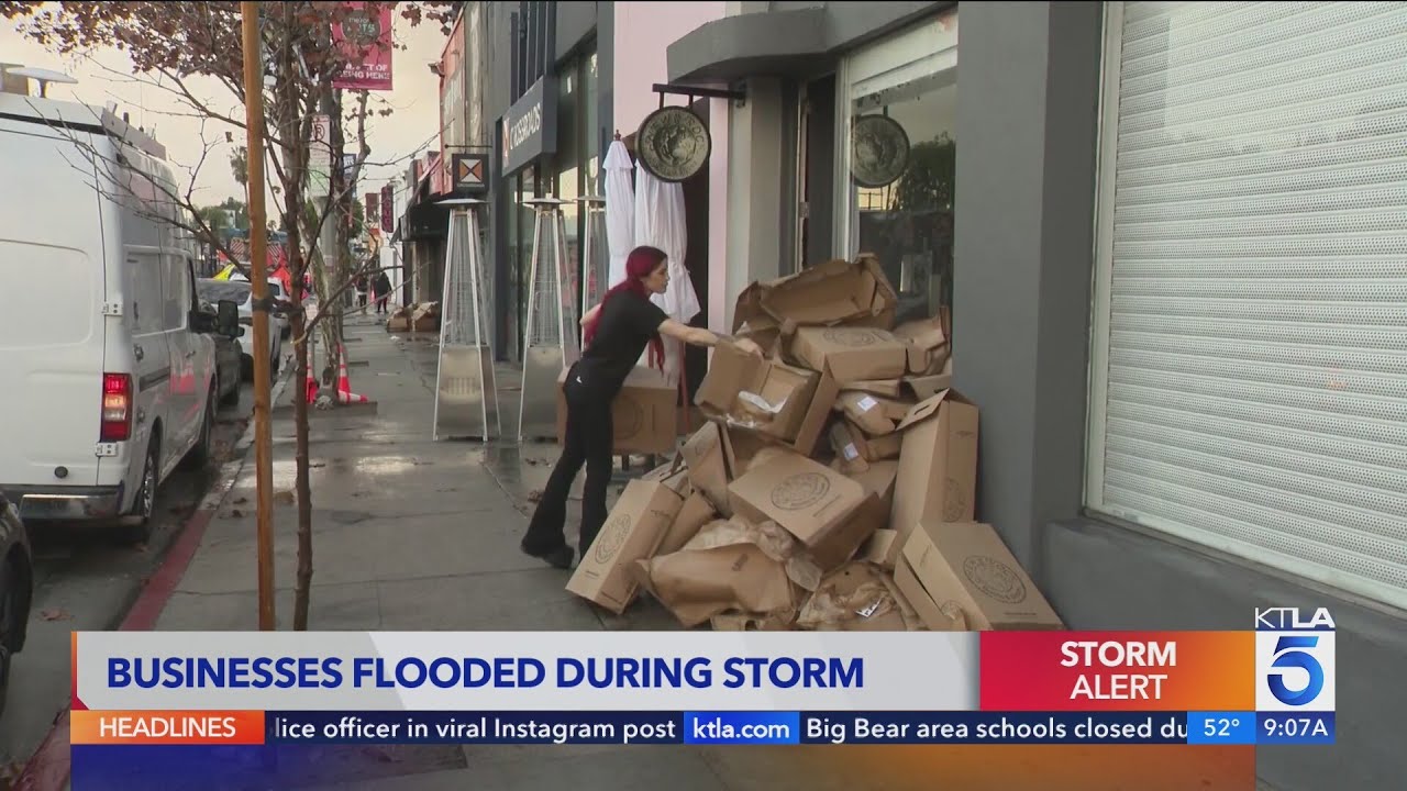 L.A. business owners slam city after entire block of stores flooded: ‘No one was doing anything’ 