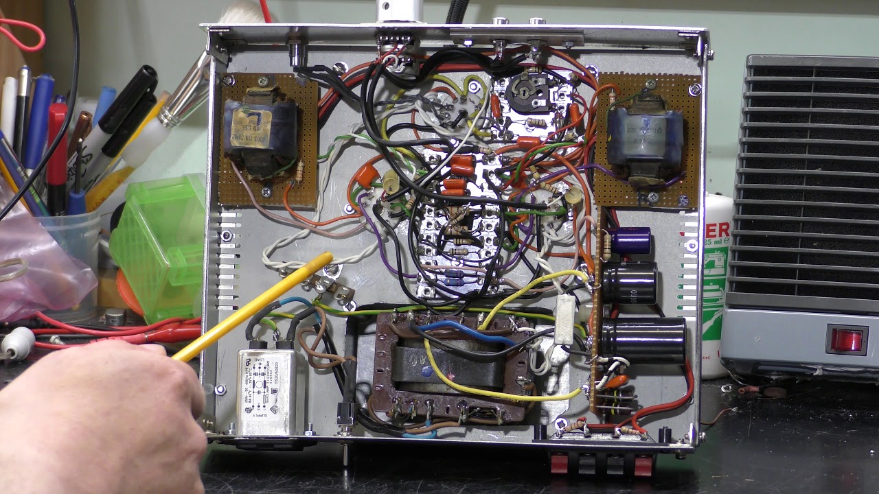 ECL82 Valve/Tube Amp revisit and inside and circuit (4K)