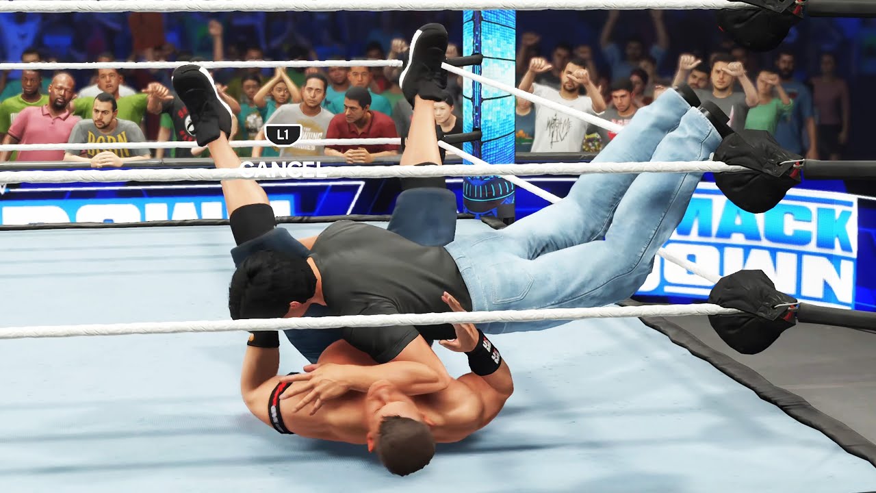 WWE 2K23 - Eric Bischoff vs John Cena - Gameplay (PS5 UHD) [4K60FPS]