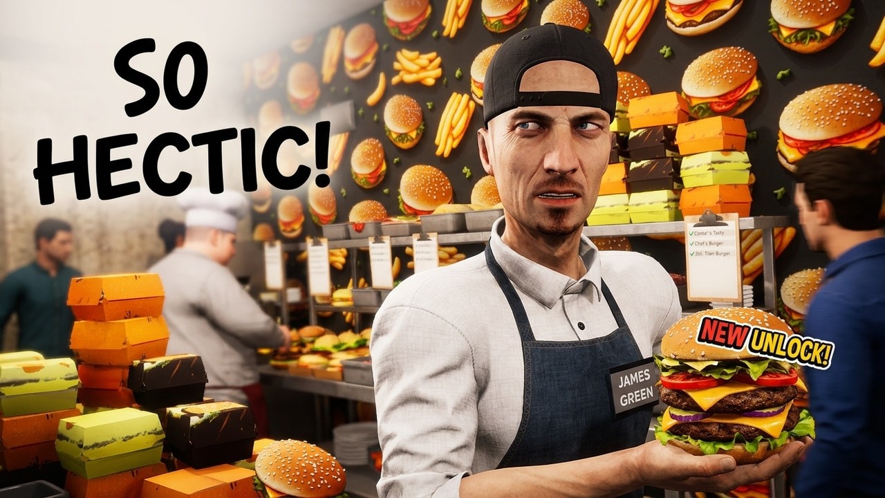 Открывается ещё один предмет!! В Corner Kitchen Fast Food Simulator становится очень оживленно.