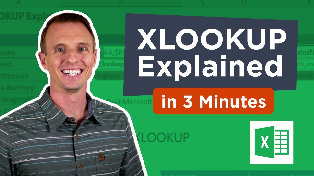 Xlookup In Excel: Explained In 3 Minutes