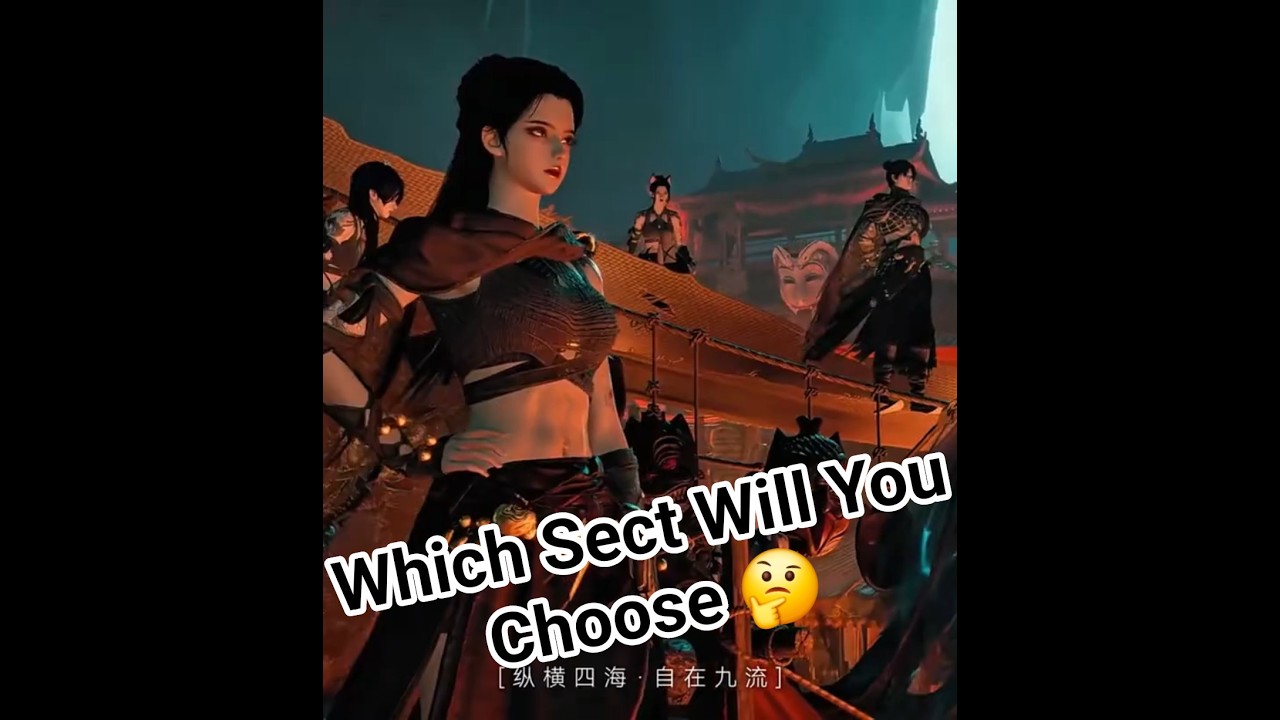 Where Winds Meet | Which Sect Will You Choose 🏯 #wherewindsmeet #rpg #gaming