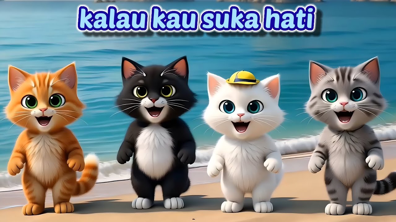 ANAK KUCING MEONG MEONG ~ Lagu Anak Anak Balita ~ Kucing Lucu