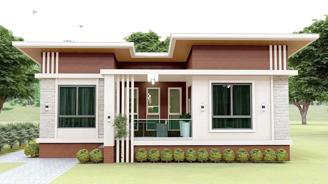 HOUSE DESIGN IDEA | 11 X 10 METERS | 3 BEDROOM