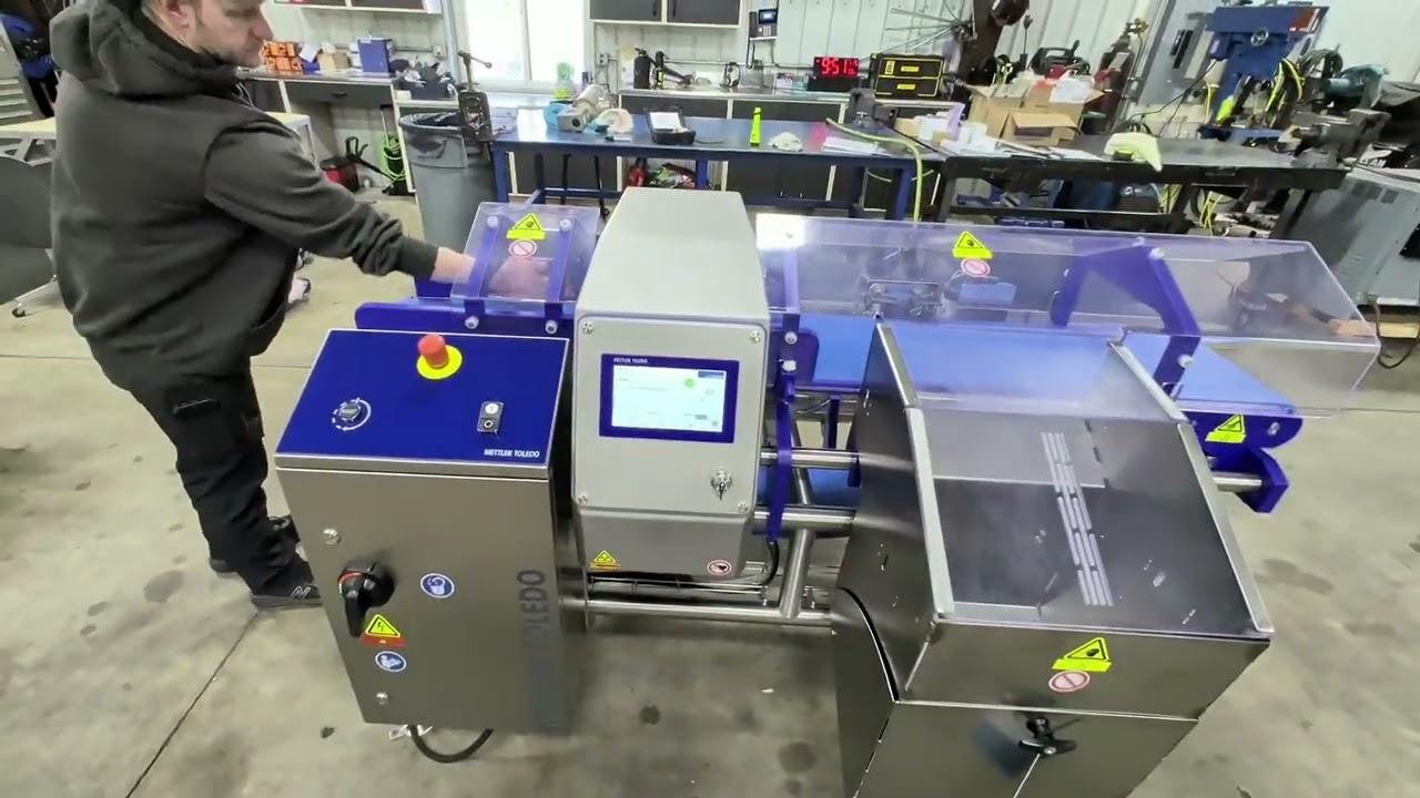 2023 Mettler Toledo Metal Detector with Conveyor and Reject