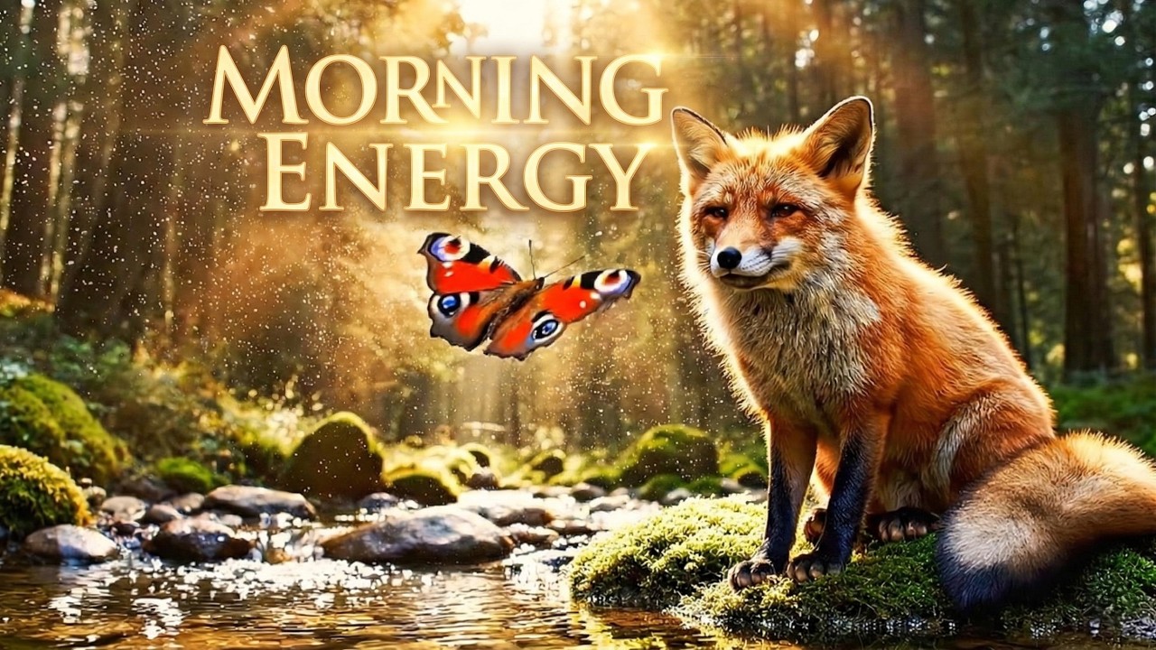 Butterfly Takeoff | Morning Energy Flow: Nature Awakening |Instrumental Music| 4K Yoga & Fitness