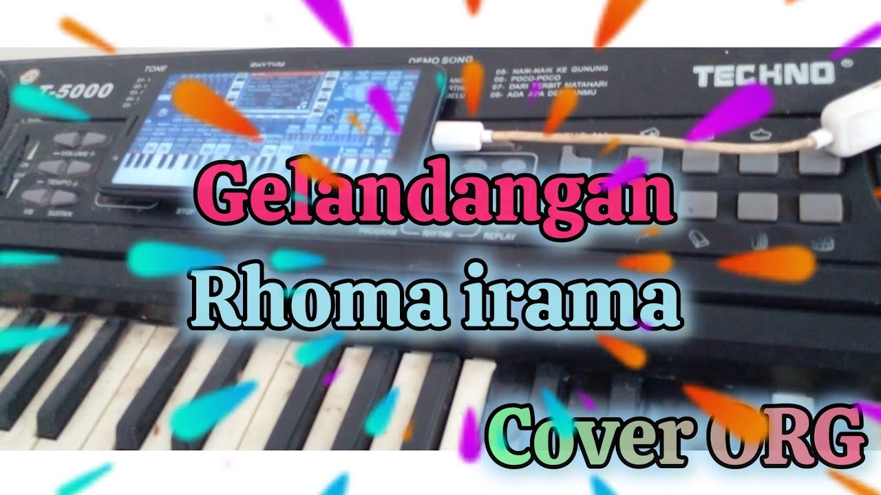 Gelandangan - Rhoma irama... ORG 2025... check sound  keyboard techno t5000