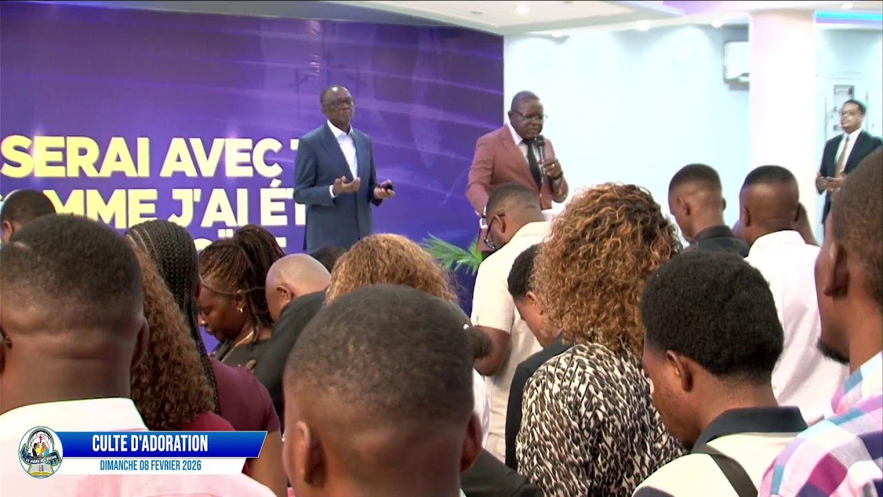 DIMANCHE 08 FEVRIER 2026 - CULTE D'ADORATION - FRERE HENOCK KABONGO