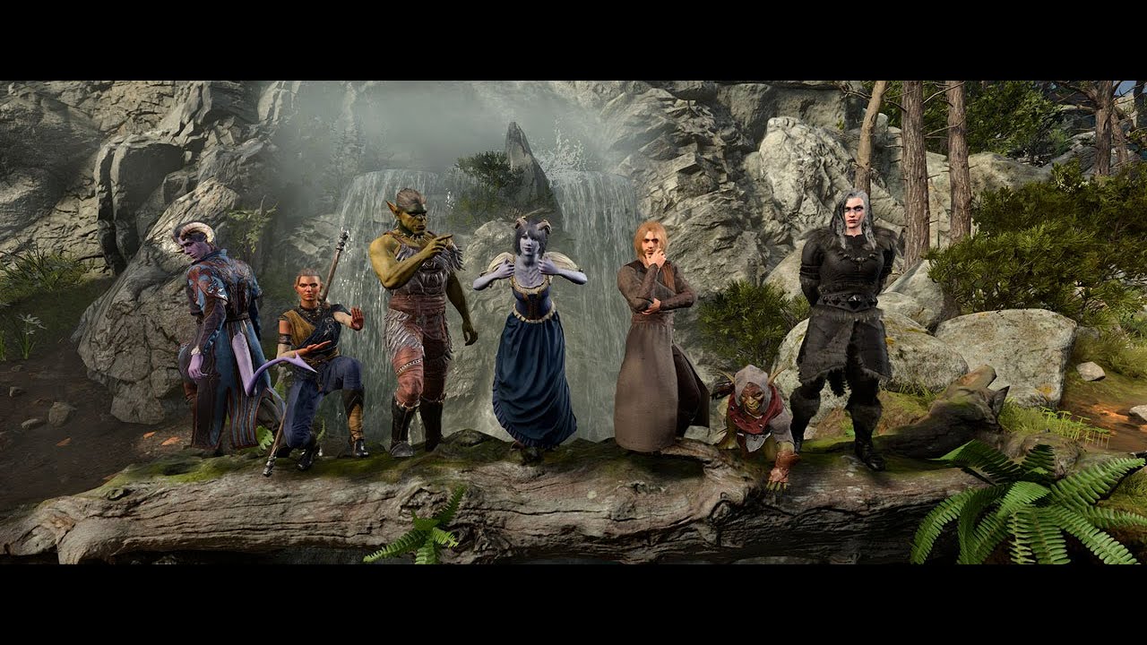 Making the Mighty Nein in Baldur's Gate 3!