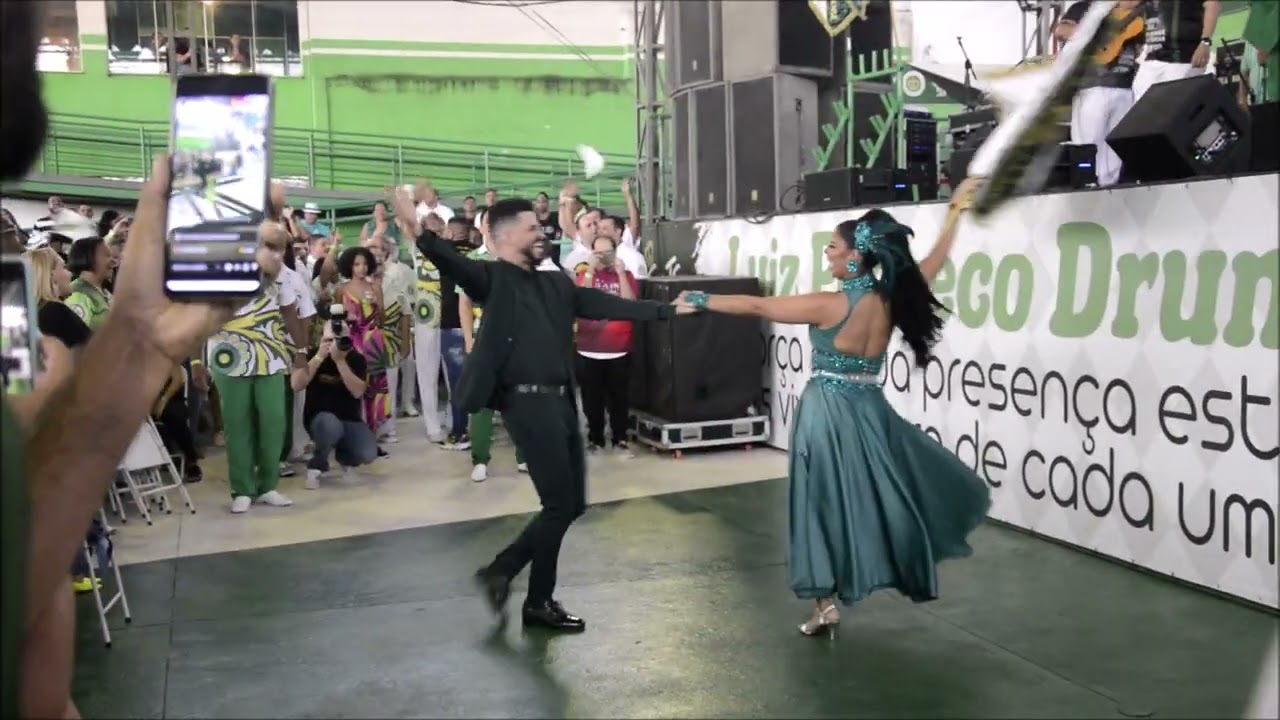 1º casal de mestre-sala e porta-bandeira da Imperatriz Leopoldinense