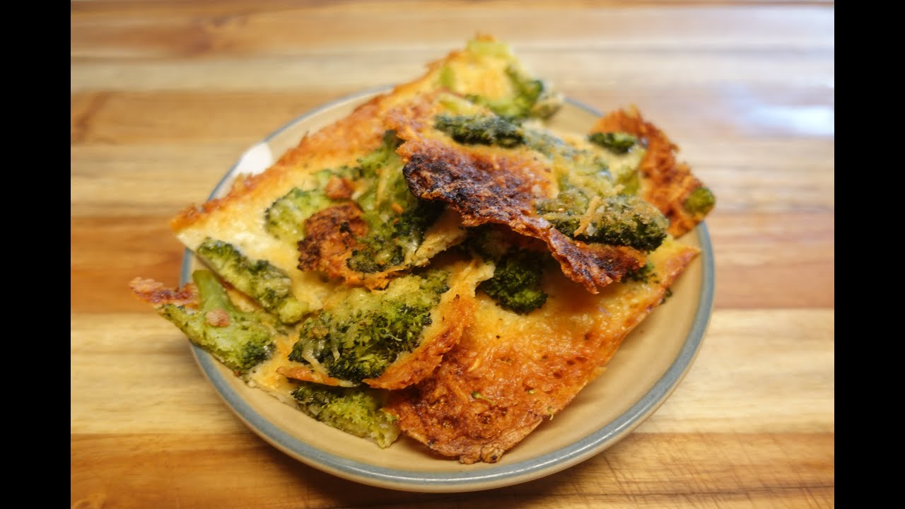 Broccoli Parmesan Crisps