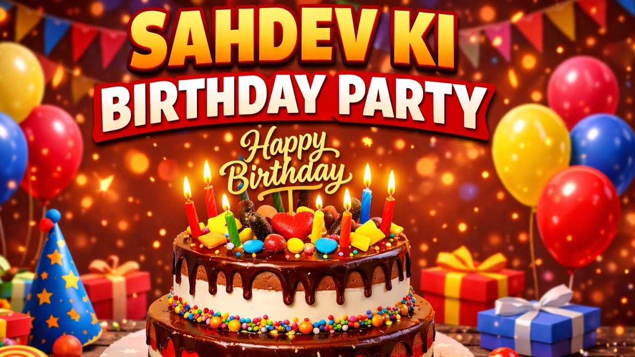Sahdev Ki Birthday Party 🎂 | Cake Cutting & Full Masti