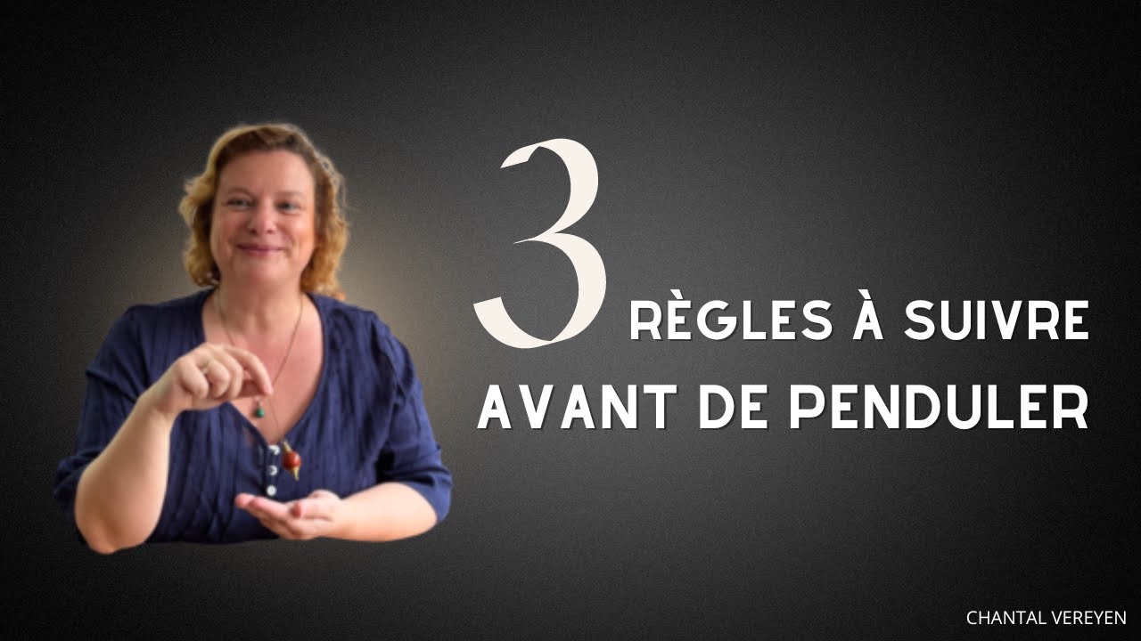 3 règles à suivre avant de penduler