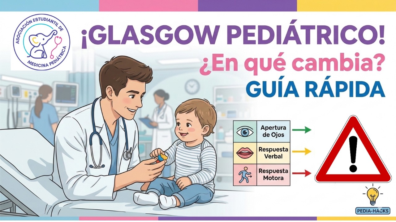 Glasgow Pediátrico: ¿En qué cambia? 🧠 | Pedia-Hacks #2