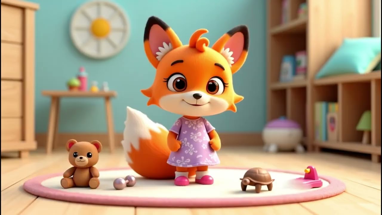 “Learn Opposites with Fiona the Fox | Big & Small, Hot & Cold, Fast & Slow | Fun Learning for Kids”