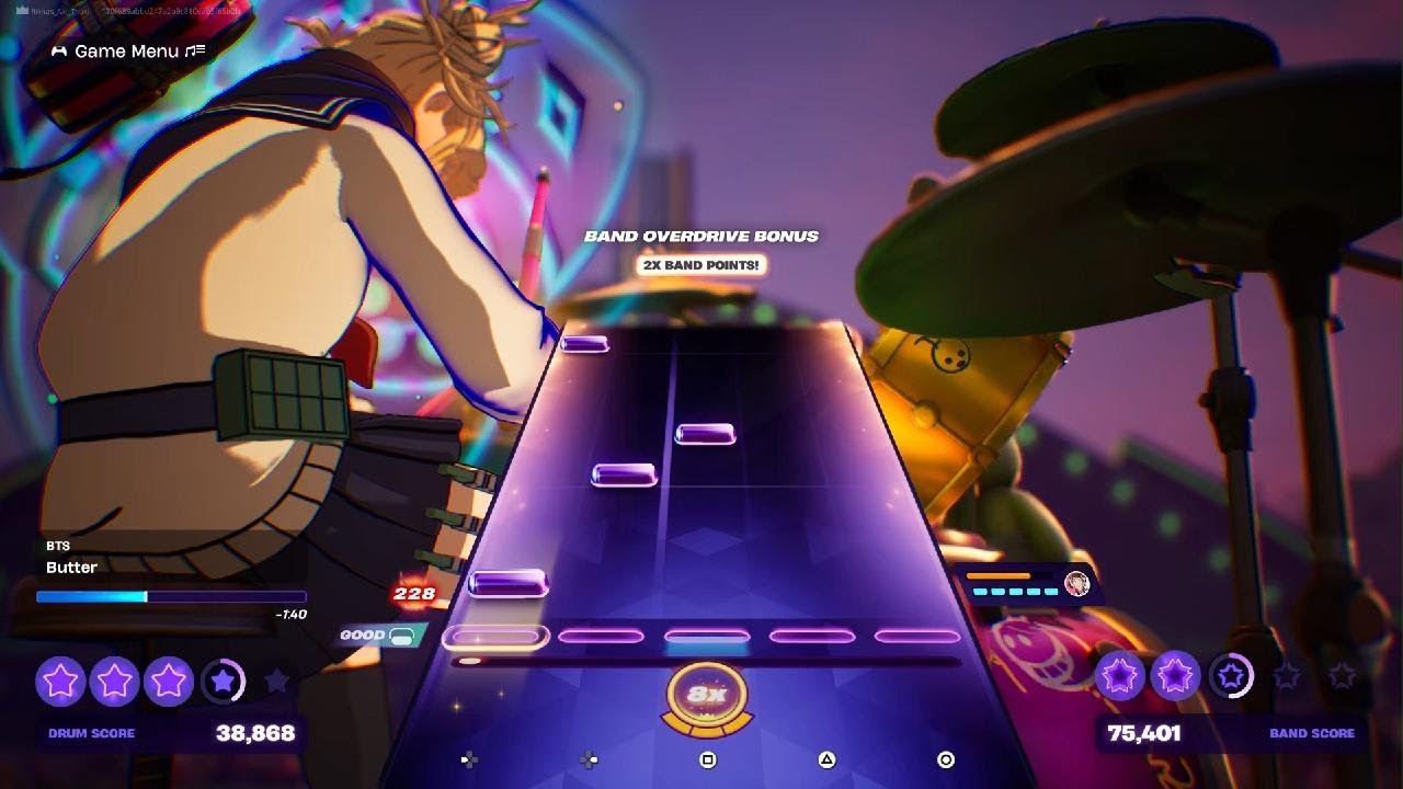 Toga plays Butter in (Fortnite Festival)