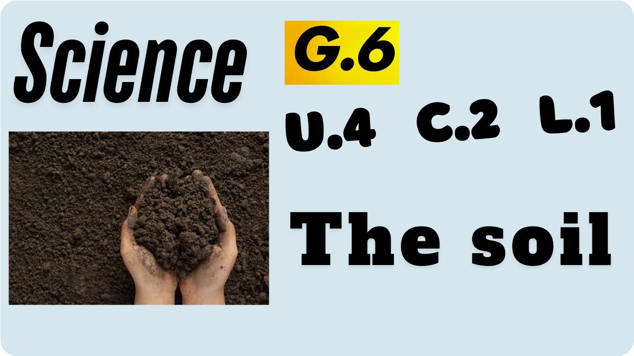 Science | Grade 6 | The soil | Unit 4 Concept 2 Lesson 1 |2nd termساينس سادسة ابتدائي