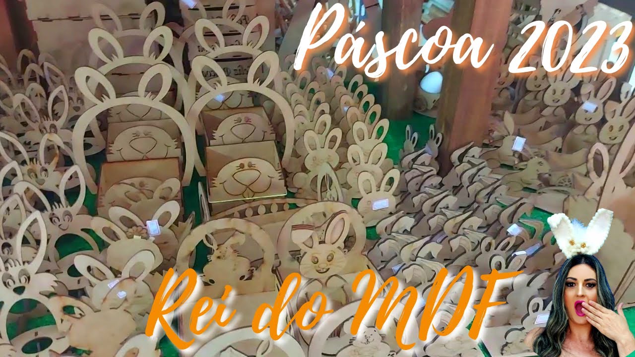 Ultimas novidades da loja REI DO MDF, Decoração de Páscoa 2023  | Top em Orlando