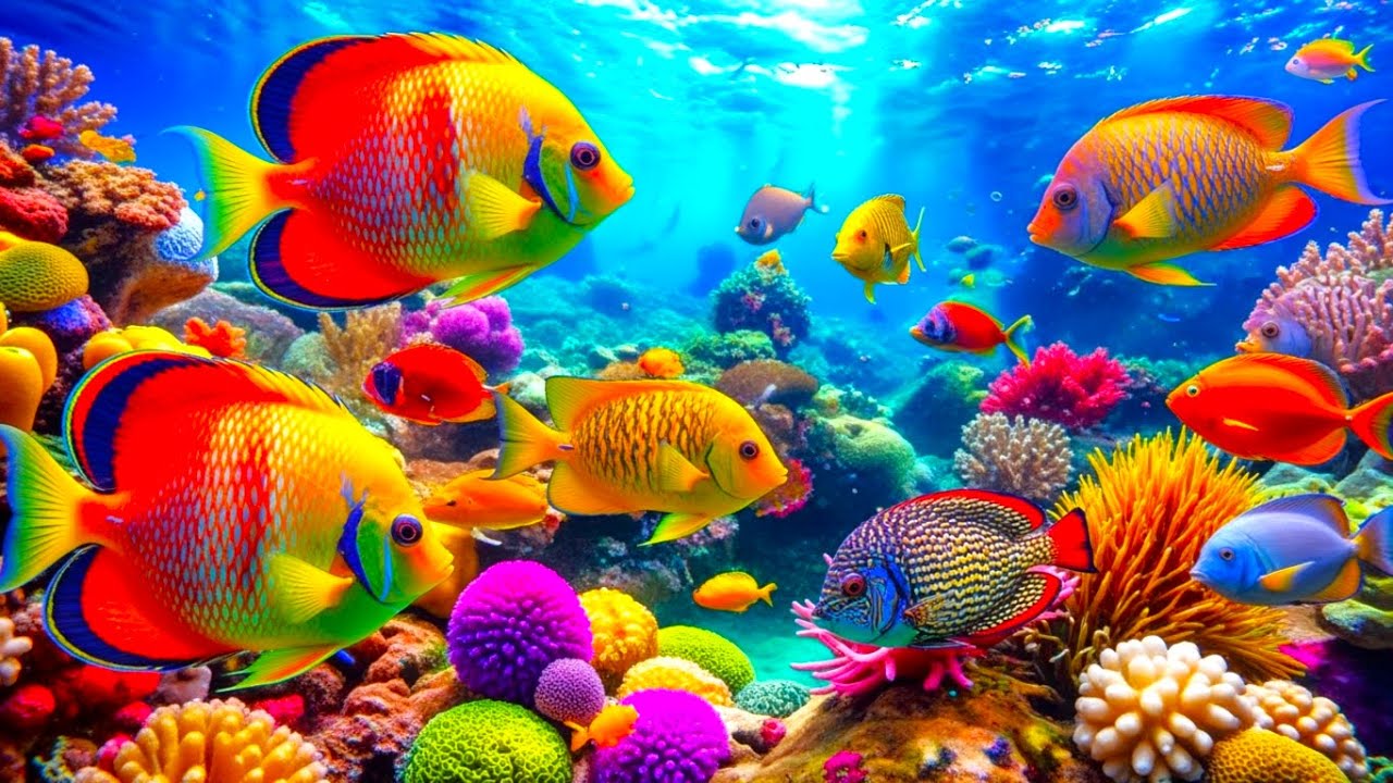 Dive Into the Mesmerizing Underwater Realm and Marvel at Sea Animal in The Best 4K ULTRA HD Aquarium