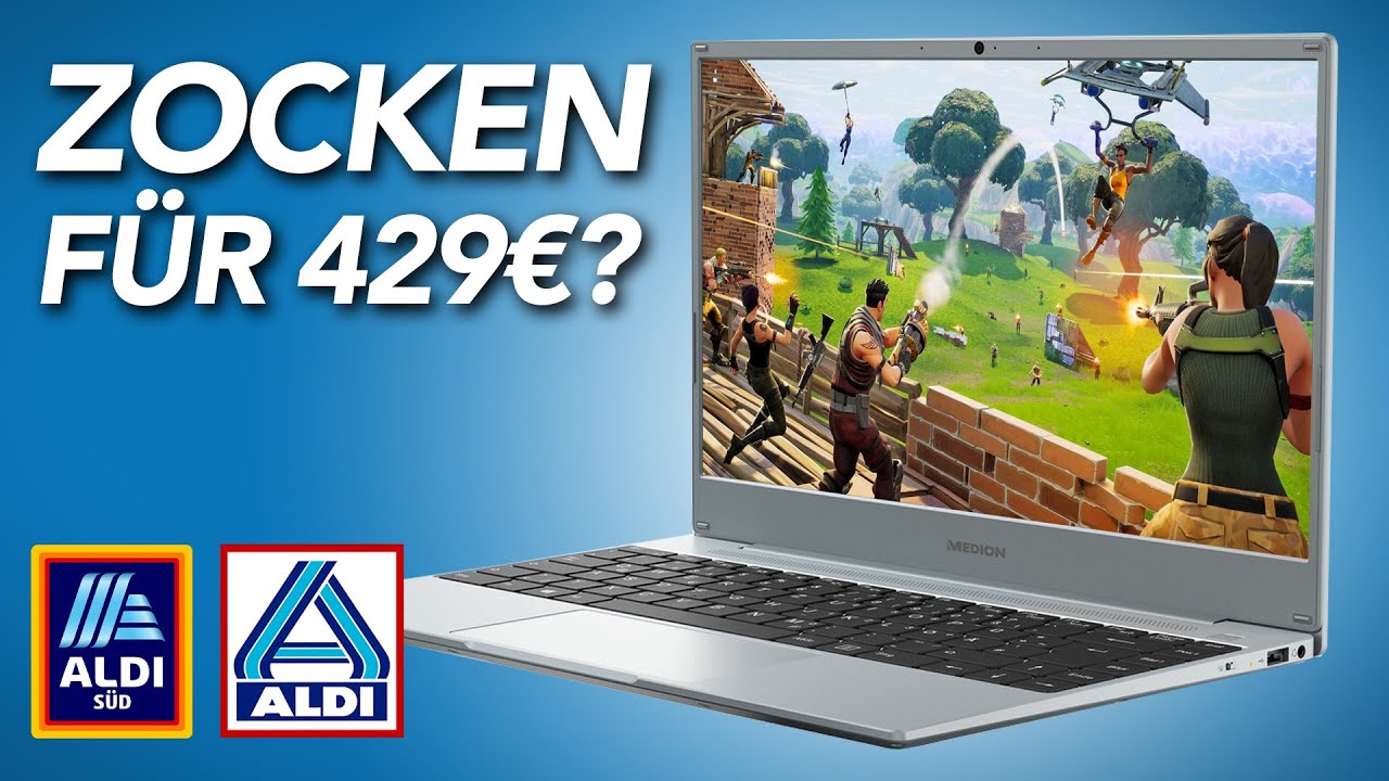 429€-Schnäppchen: ZOCKEN mit dem ALDI-Notebook Medion E14304?! Hands-on / Kurz-Test