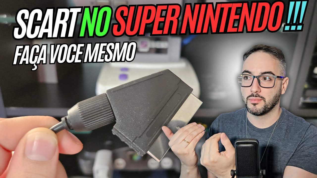 Como Fazer Seu Pr&oacute;prio Cabo SCART Blindado do SUPER NINTENDO &ndash; Guia Completo!