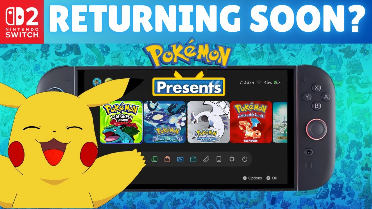 Did Pokémon just leak the old games returning?