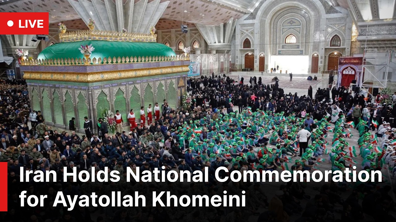 🔴LIVE: Thousands Gather at Ayatollah Khomeini Mausoleum as Iran Marks 37th Anniversary | AC1W