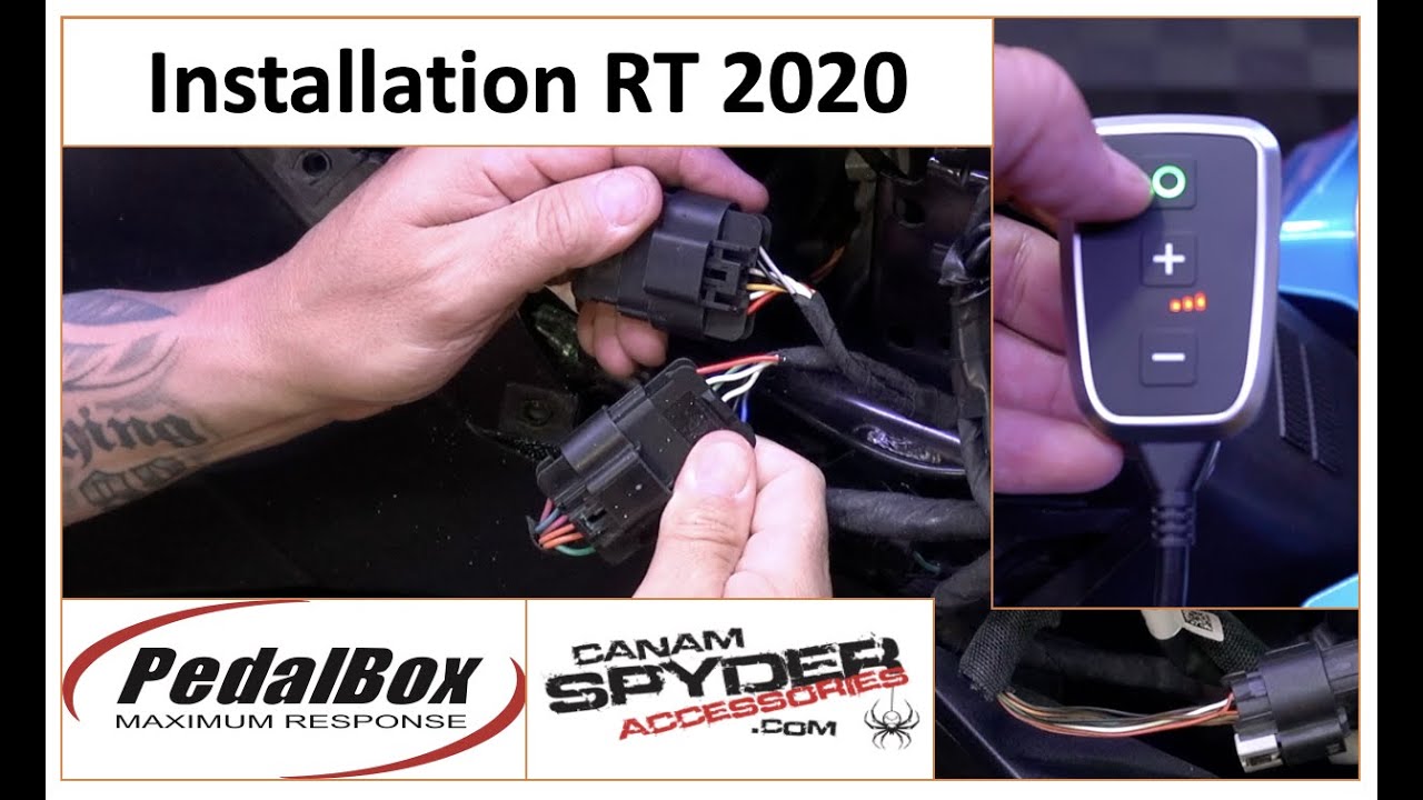 RT 2020 Can Am Spyder Pedal Box installation - The Spyder Shop