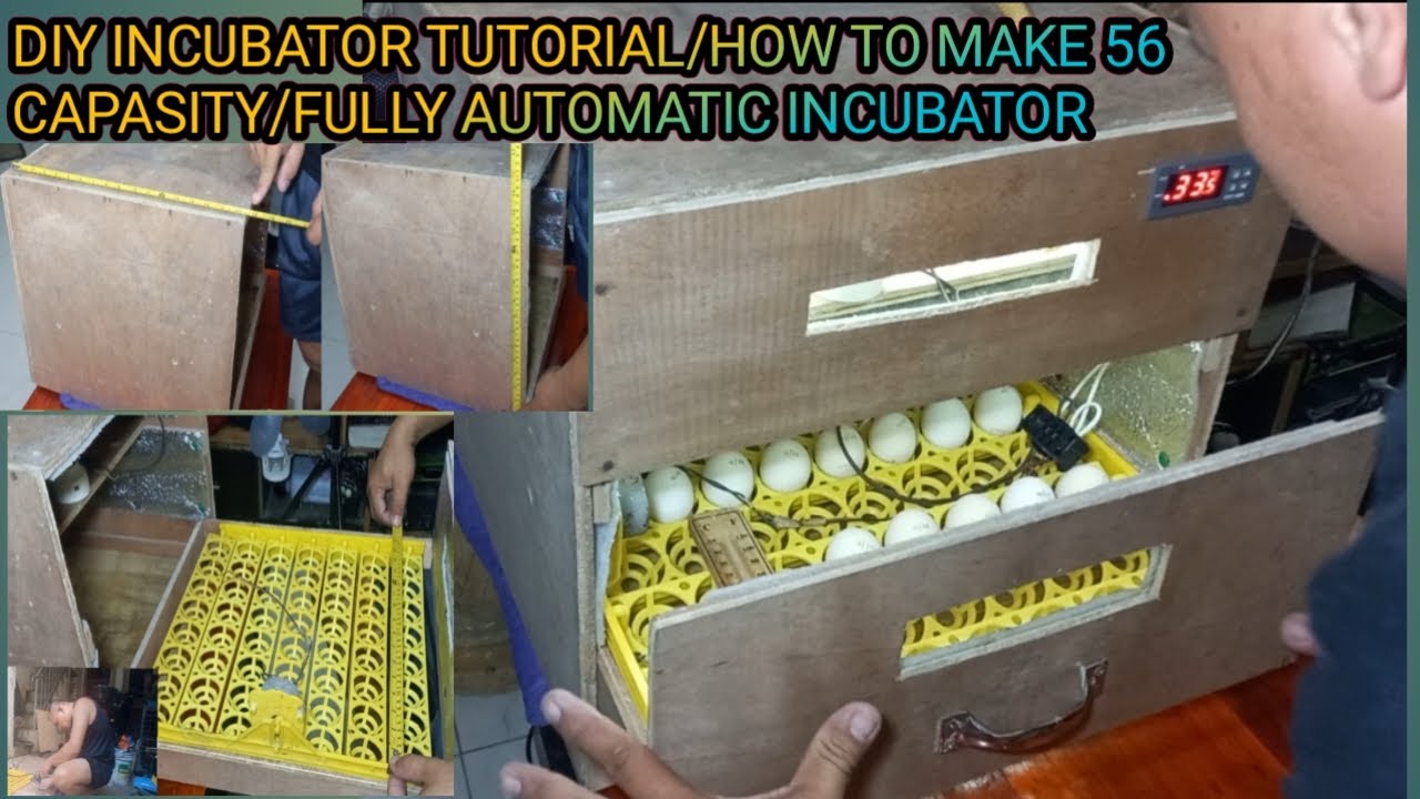 DIY incubator drawer type accessories/Paano gumawa ng diy incubator 56 capasity at drawer type box