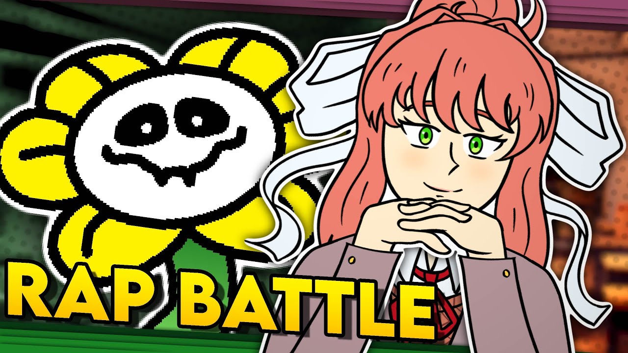 Flowey vs. Monika - UNDERTALE vs. Doki Doki Literature Club. RAP BATTLE! (DGPRB)