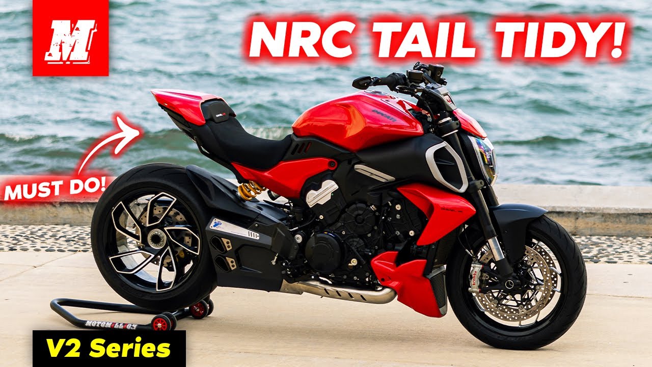 Установка комплекта для устранения крыльев Ducati Diavel V4 NRC!