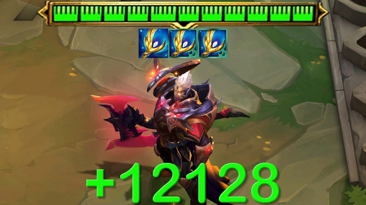 10,000+HP & 12,000 Heal/Auto!! 3 Archangel Unkillable Darius