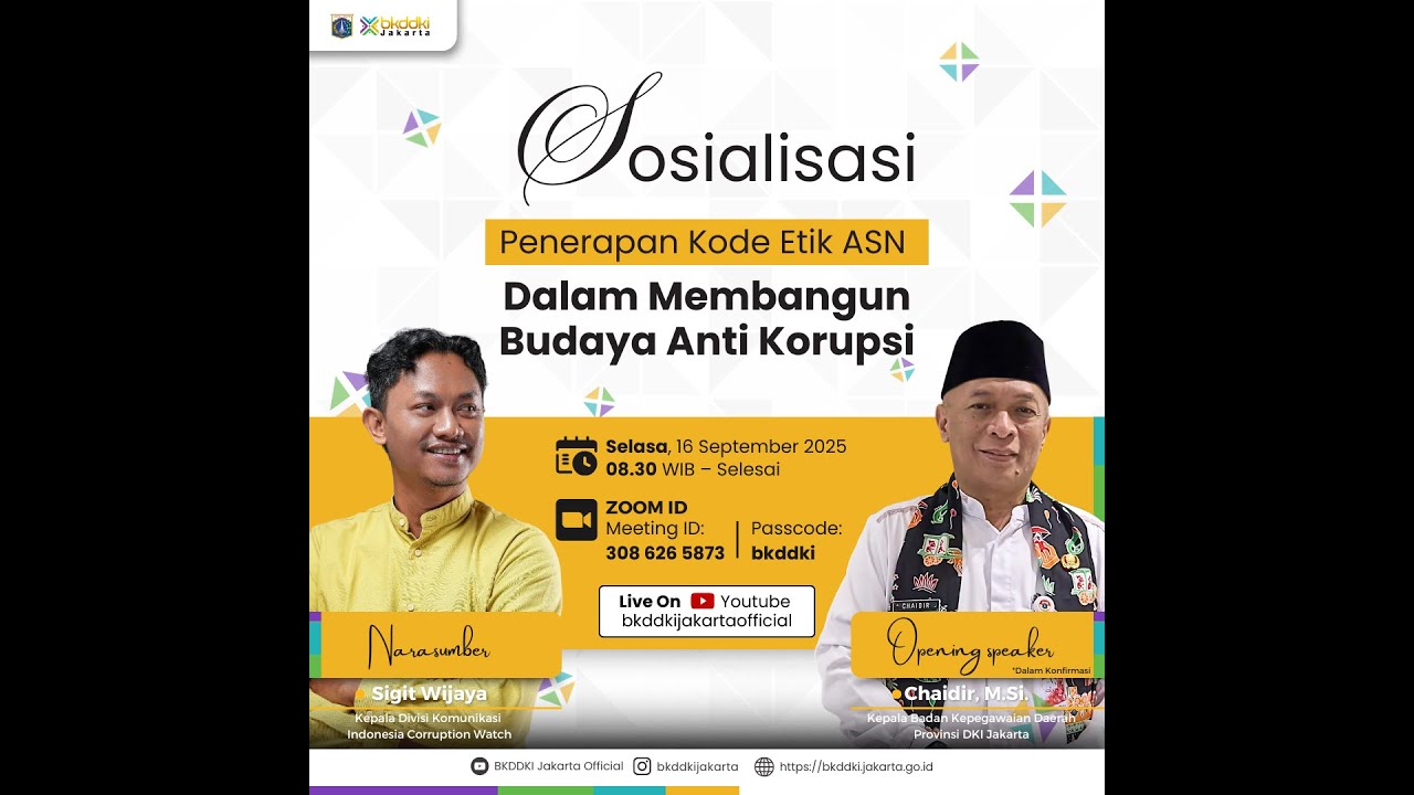 Penerapan Kode Etik ASN Dalam Membangun Budaya Anti Korupsi