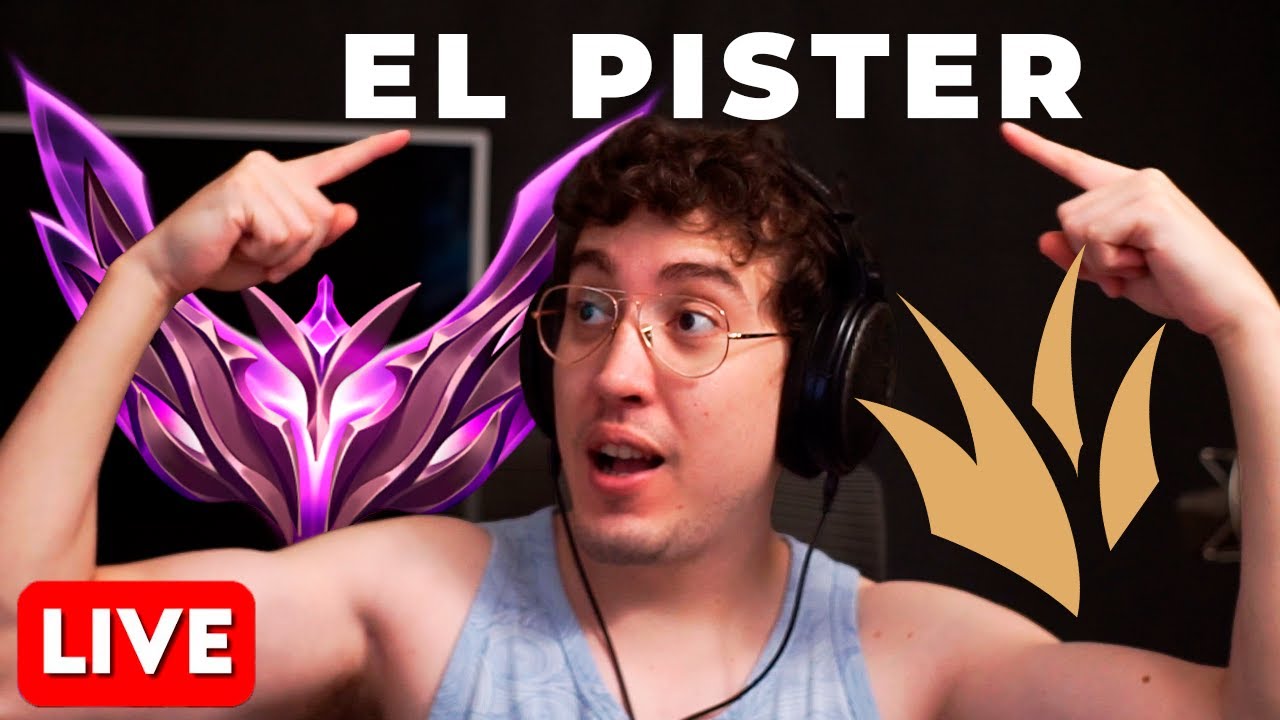 EL PISTER en vivo! - MASTER MAIN JG - RANKEDS